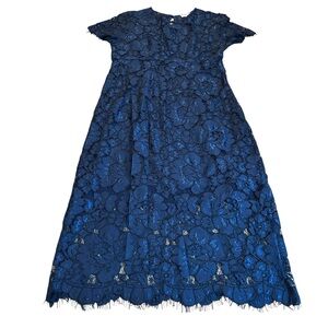 NSR blue lace dress